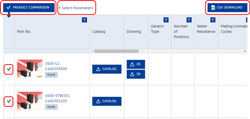 Selection from Search Results